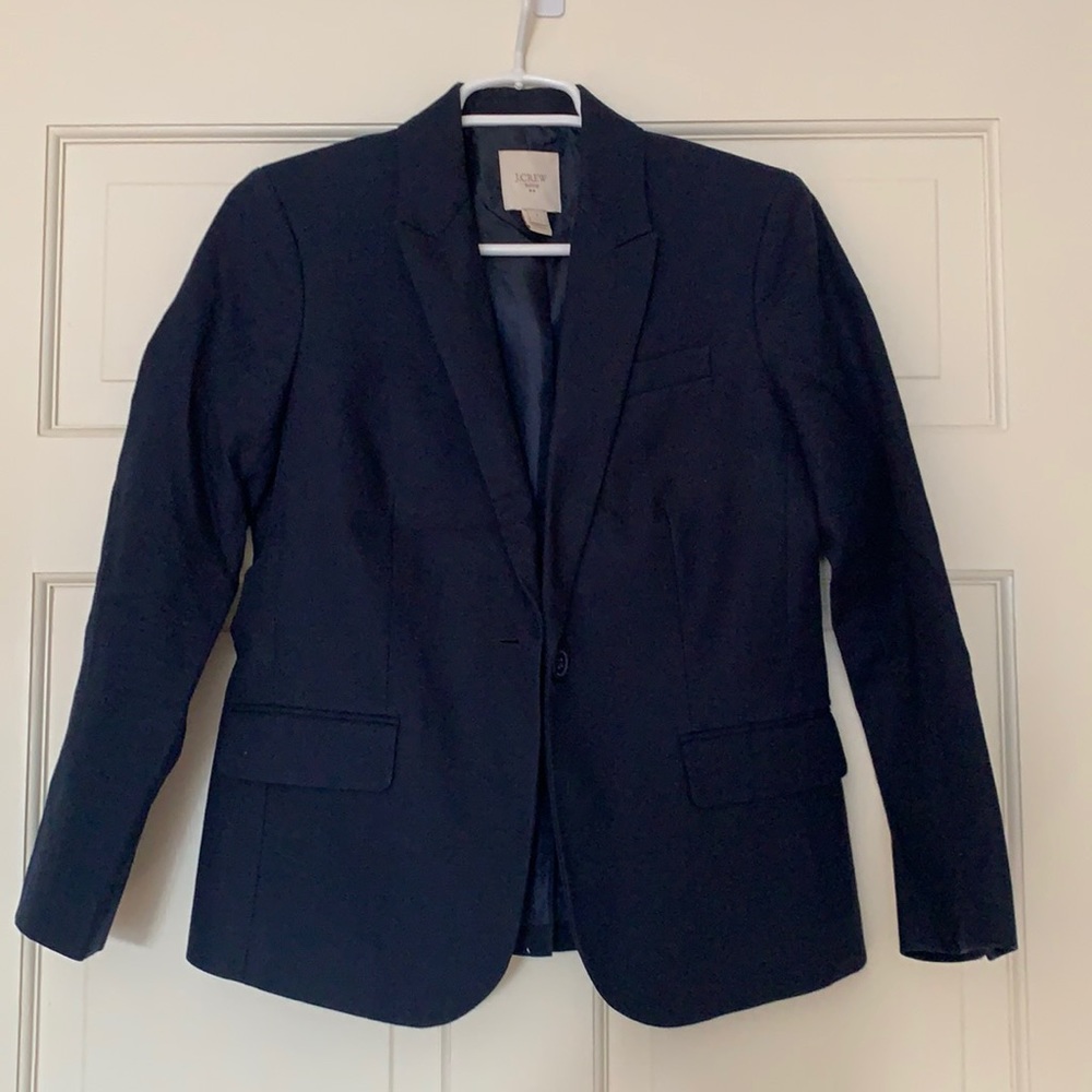 J. Crew suiting navy blazer